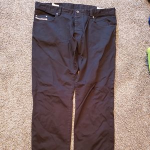 Diesel black slim pants size 38